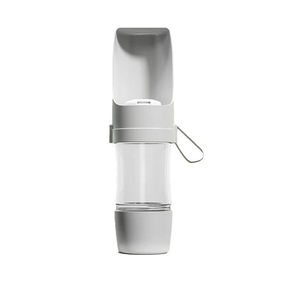 Two-In-One Pet Water Bottle with Food Container