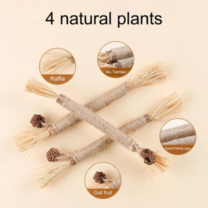 Natural Matatabi Teeth Grinding Stick