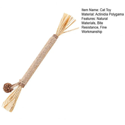 Natural Matatabi Teeth Grinding Stick