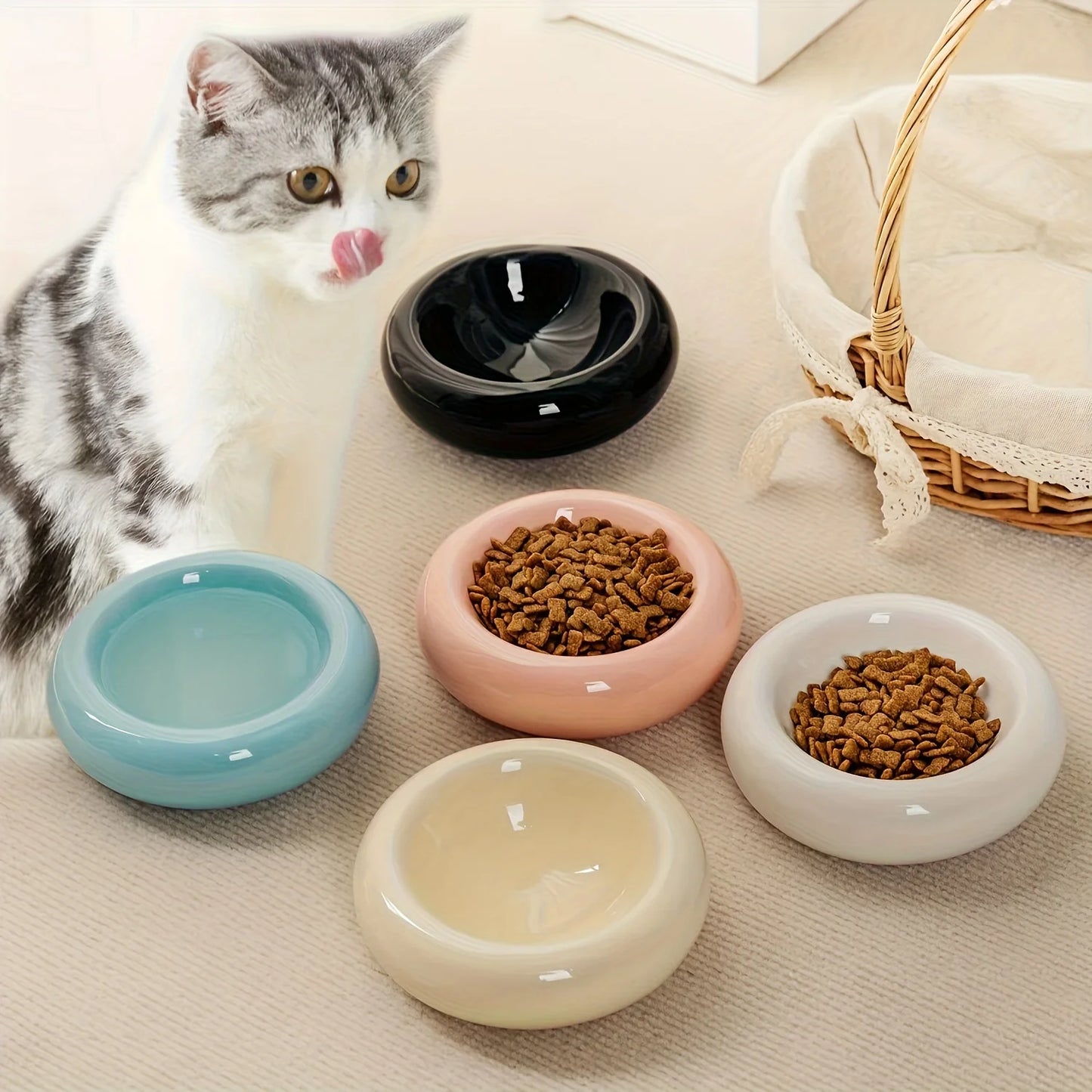 Ceramic Cat Bowls