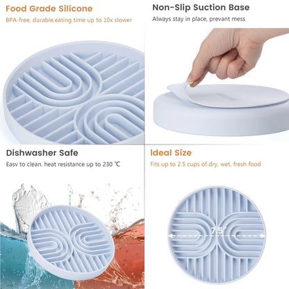 Slow Feeder Disperses Bowl
