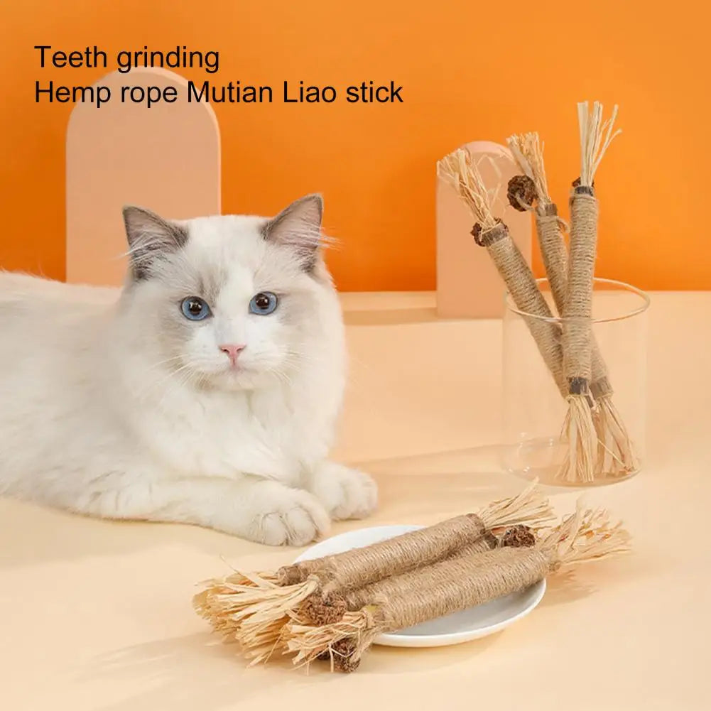 Natural Matatabi Teeth Grinding Stick